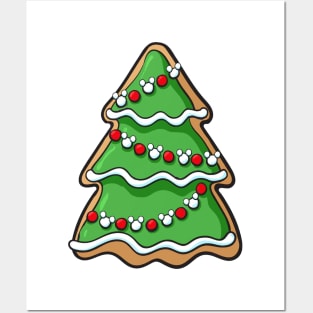 Gingerbread christmas tree Posters and Art